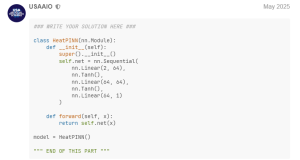 2025 USAAIO Round 2, Problem 1, Part 2真题